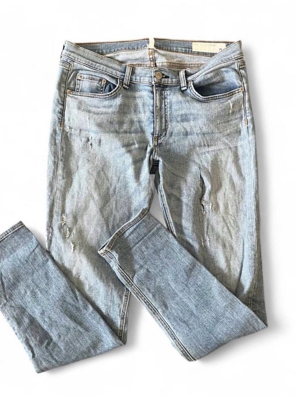 Rag & Bone Light Wash Skinny Jeans